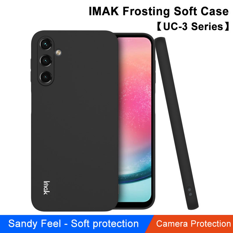 IMAK UC-3 Series Mobiltelefoncover til Samsung Galaxy A24 4G, Anti-ridse Matt TPU telefoncover IMAK UC-3 Series Mobiltelefoncover til Samsung Galaxy A24 4G, Anti-ridse Matt TPU telefoncover